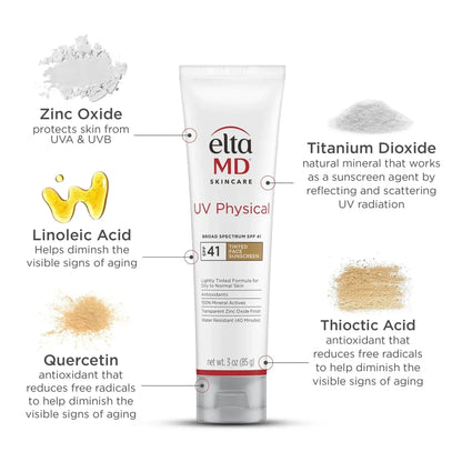 EltaMD UV Physical Broad-Spectrum SPF 41 Tinted Face Sunscreen