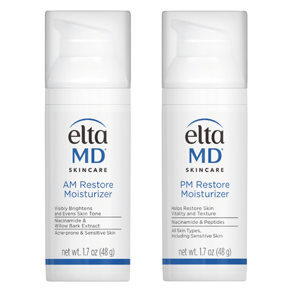 EltaMD AM & PM Restore Facial Moisturizer DUO ($94 Value)