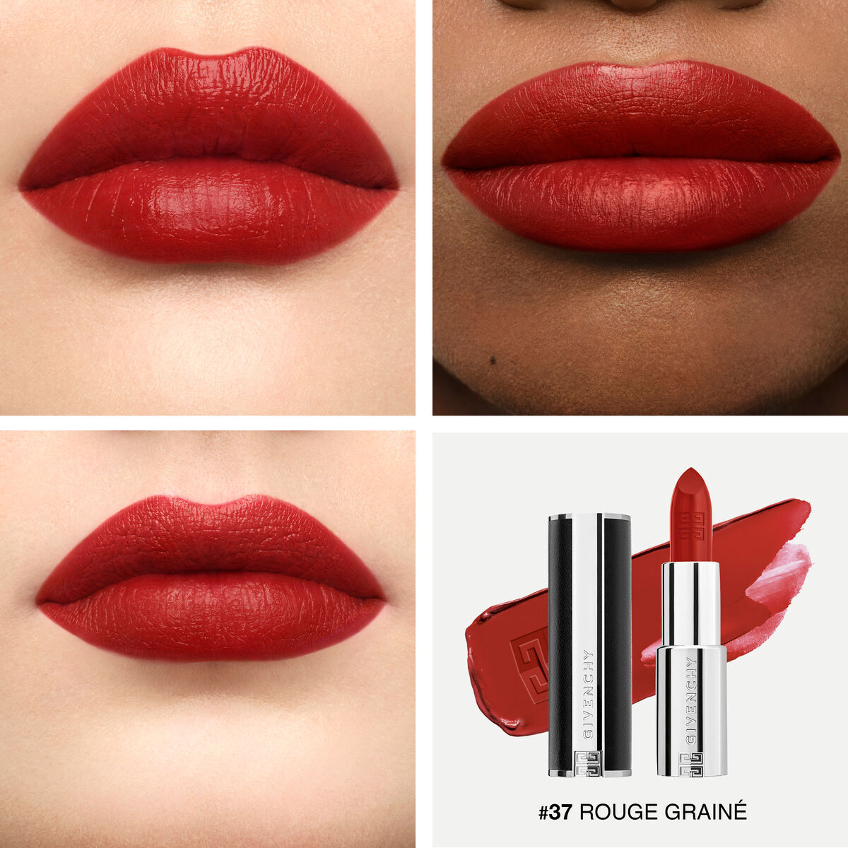 Givenchy Trio Le Rouge Interdit Intense Silk + Pouch Set  3.4g x 3