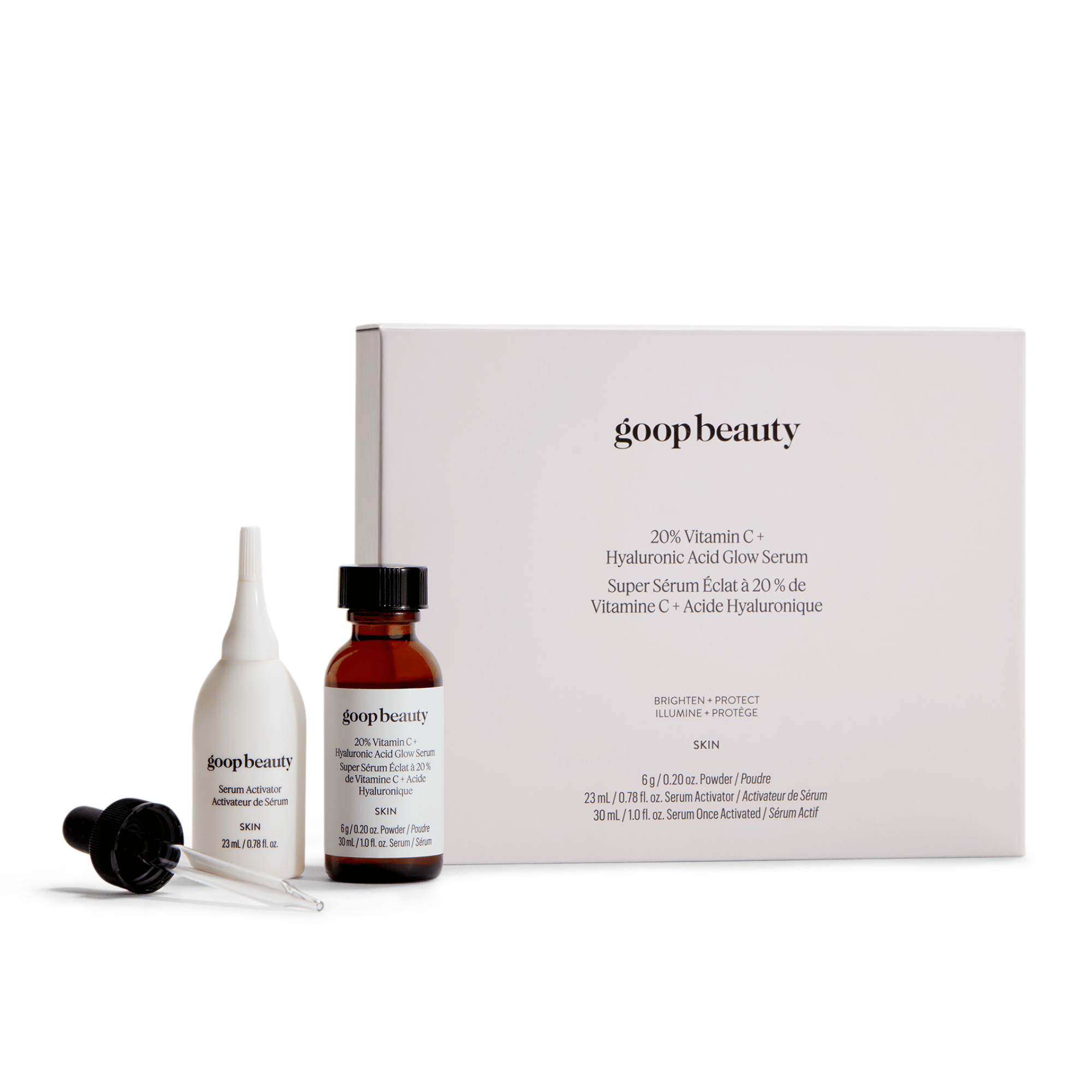 goop beauty 20% Vitamin C + Hyaluronic Acid Glow Serum