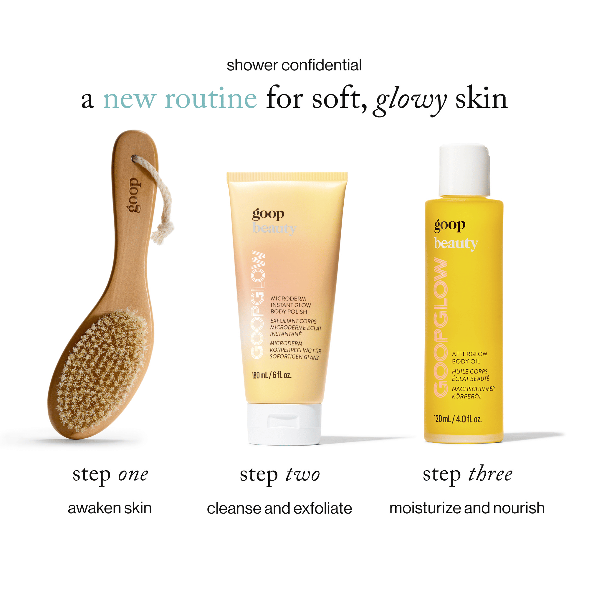 goop beauty Microderm Instant Glow Body Polish