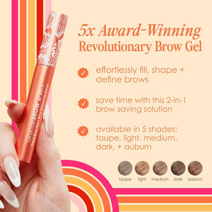 Grande Cosmetics GrandeBROW 2-in-1 Tinted Brow Gel + Serum