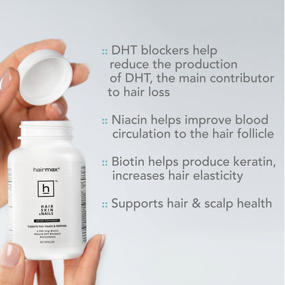 Hairmax Hair, Skin & Nail Supplements