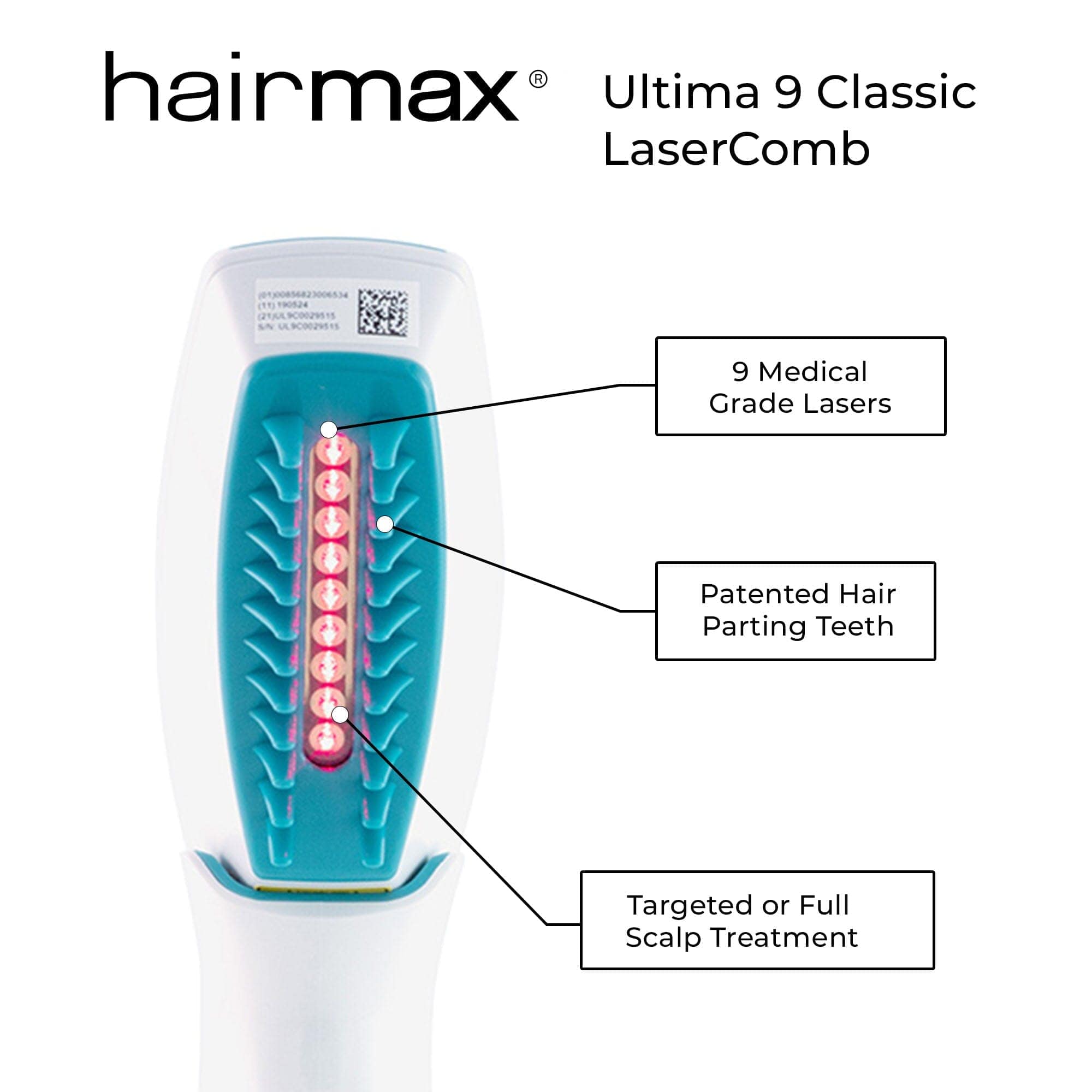 Hairmax Laser Comb Ultima 9 Classic