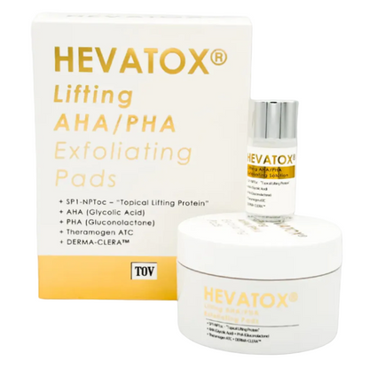 Hevatox Lifting AHA/PHA Exfoliating Pads