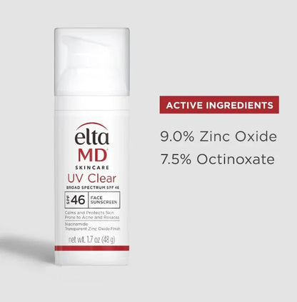 EltaMD UV Clear Untinted SPF 46 Broad-Spectrum 3-Pack ($132 Value)