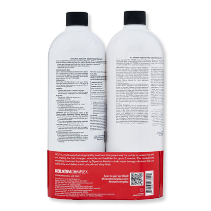 Keratin Complex Natural Keratin Smoothing Treatment Duo Kit