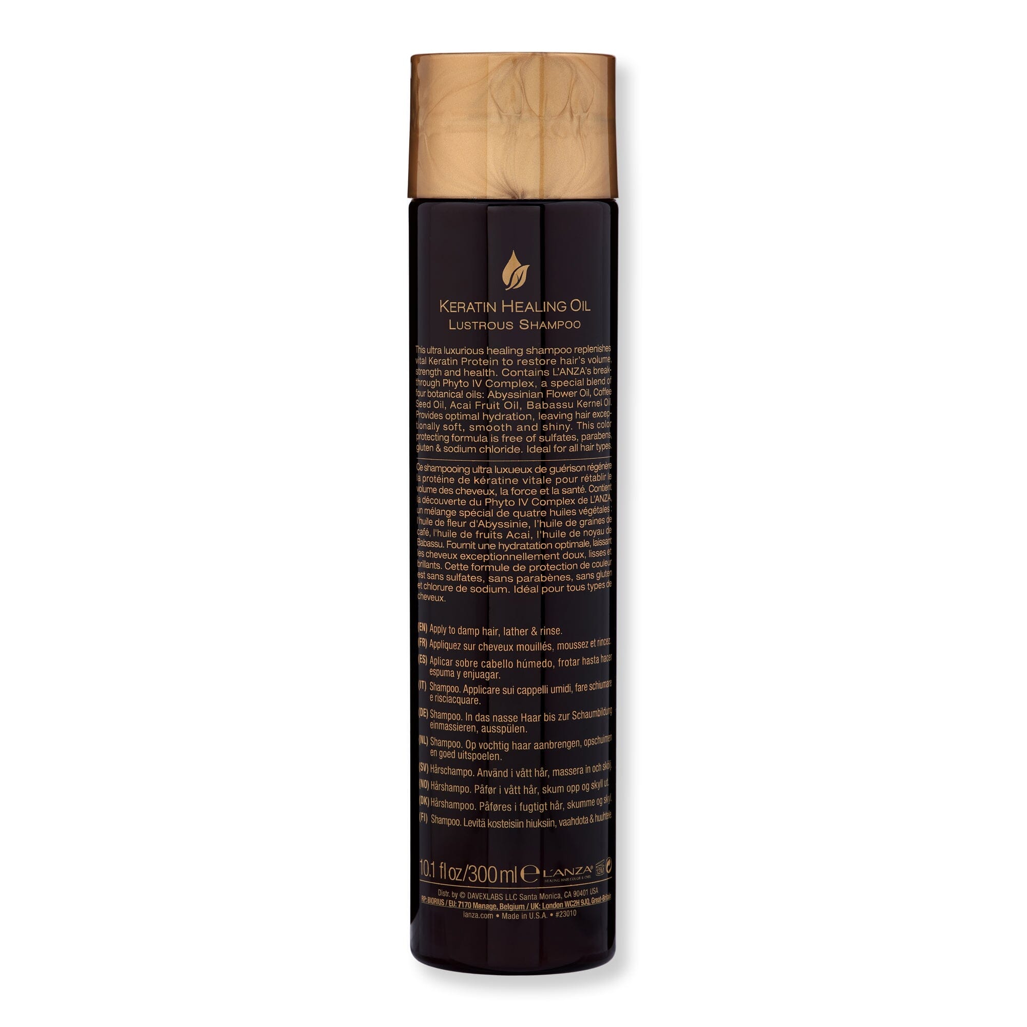 L'anza Keratin Healing Oil Lustrous Shampoo