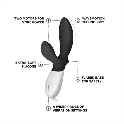 LELO LOKI Wave Obsidian Black