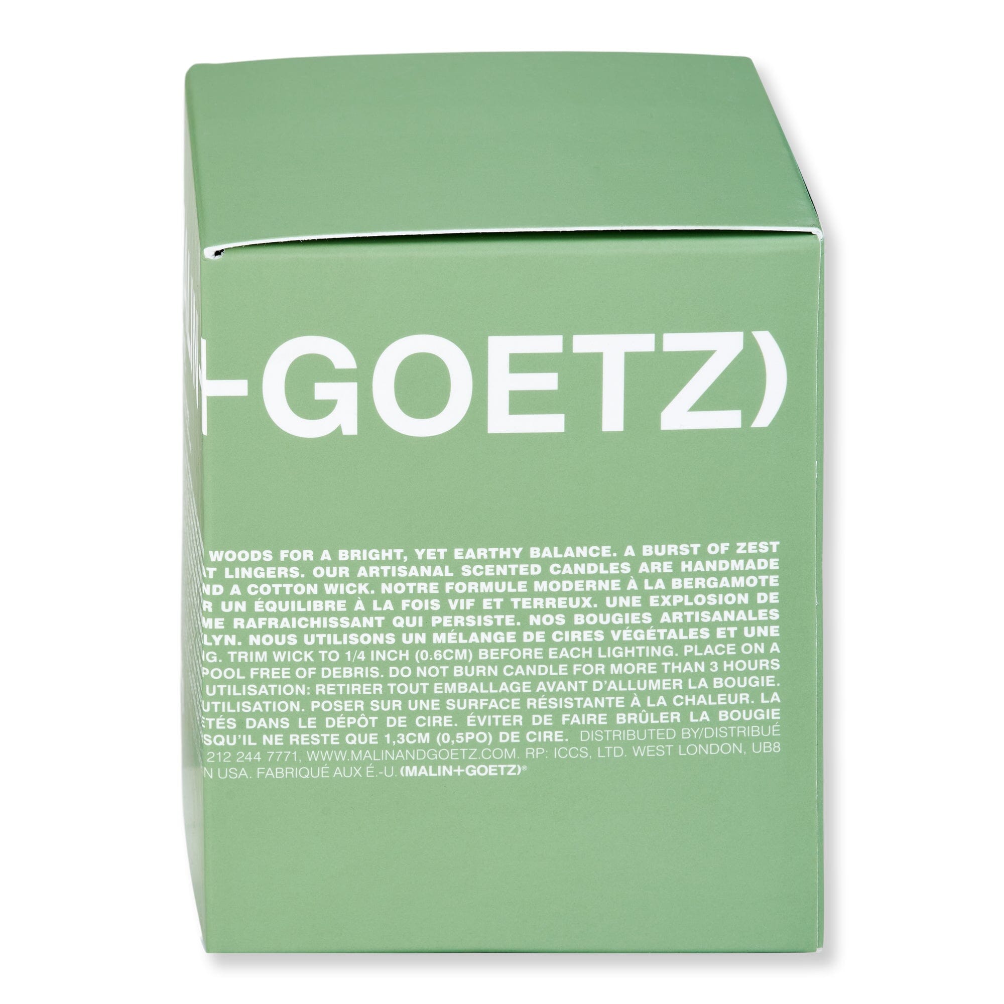 Malin + Goetz Bergamot Candle