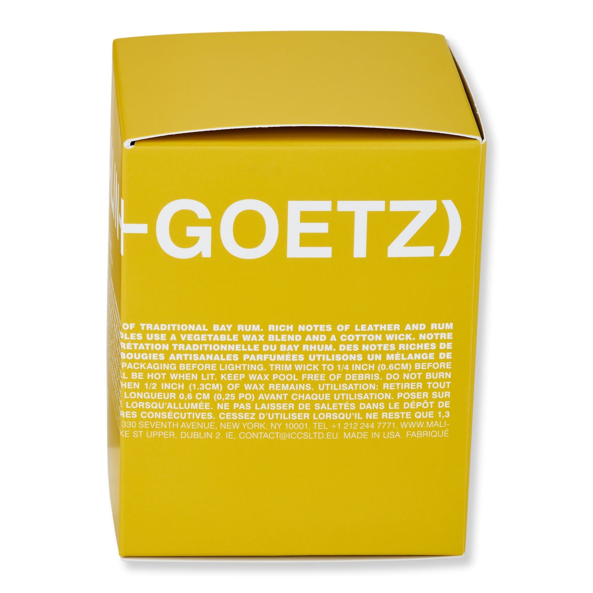 Malin + Goetz Dark Rum Candle