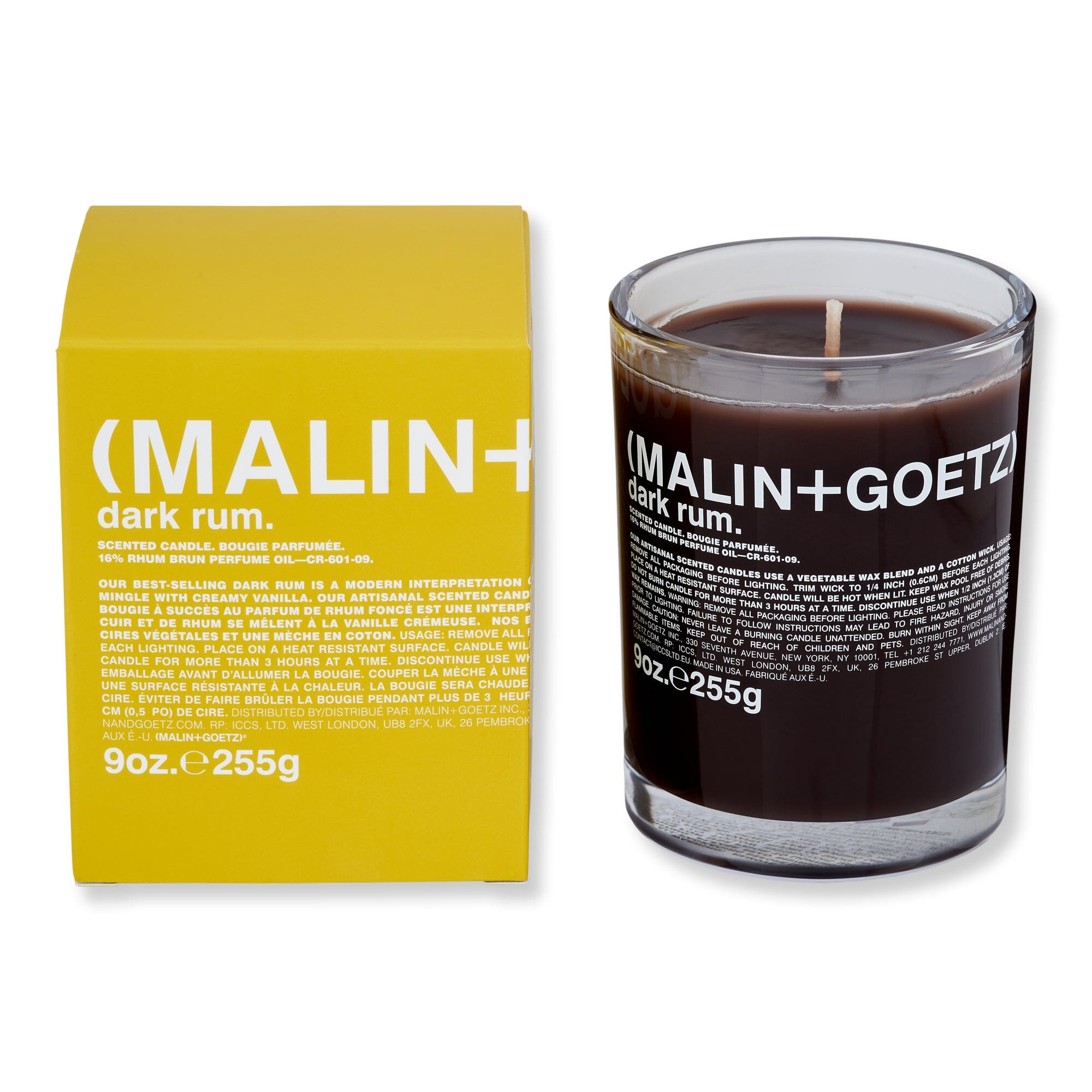 Malin + Goetz Dark Rum Candle