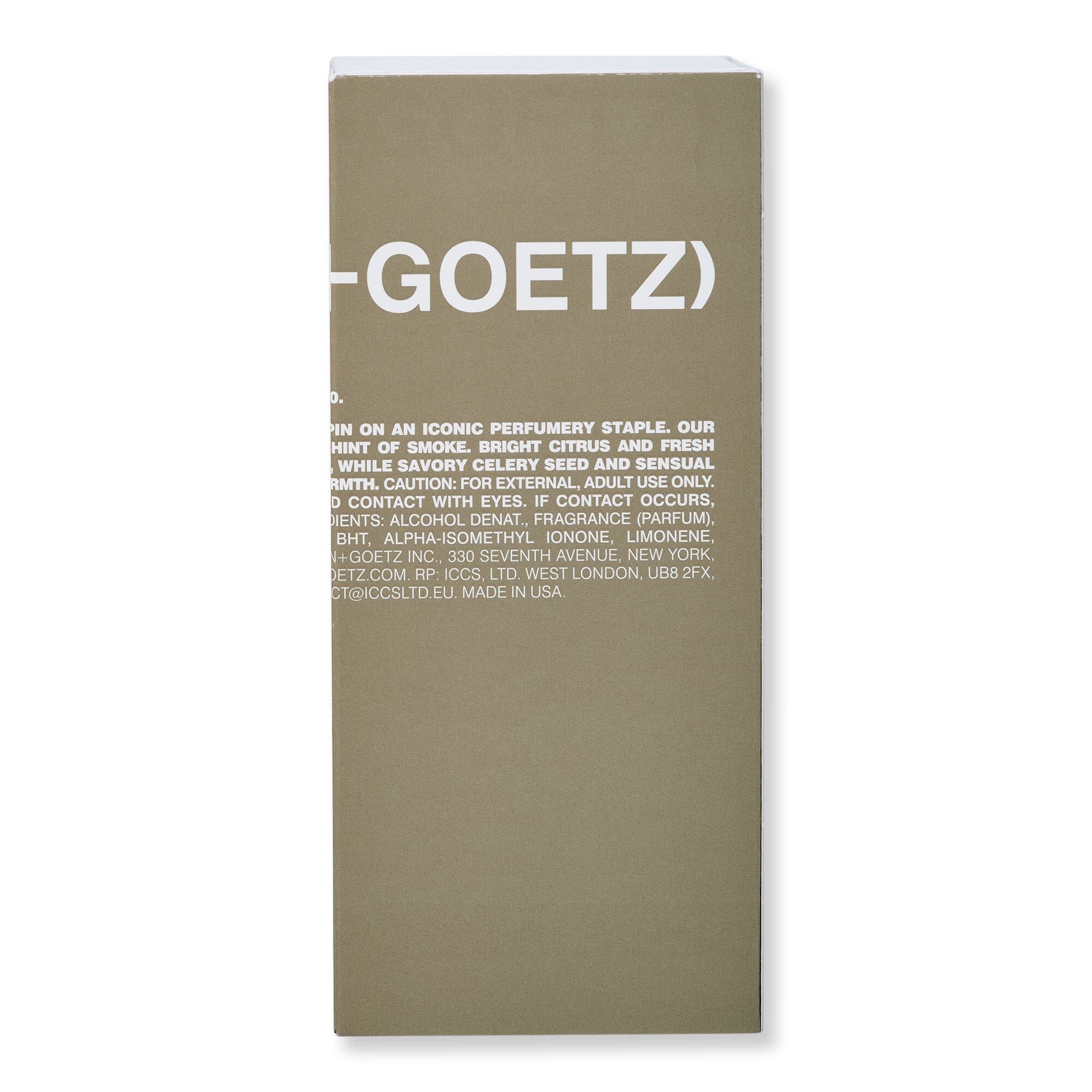 Malin + Goetz Vetiver Eau De Parfum