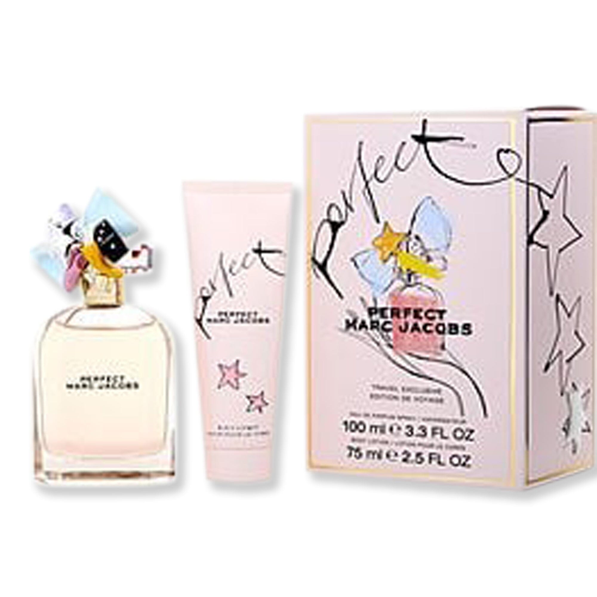 Marc Jacobs Perfect 2-Piece Gift Set for Women 3.3 EDP &  Body Lotion