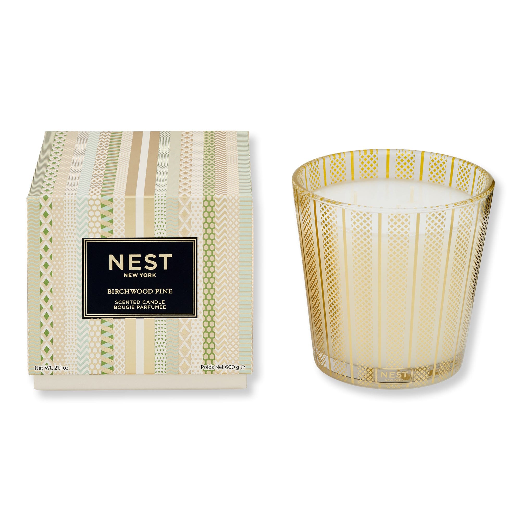 NEST New York Birchwood Pine 3-Wick Candle