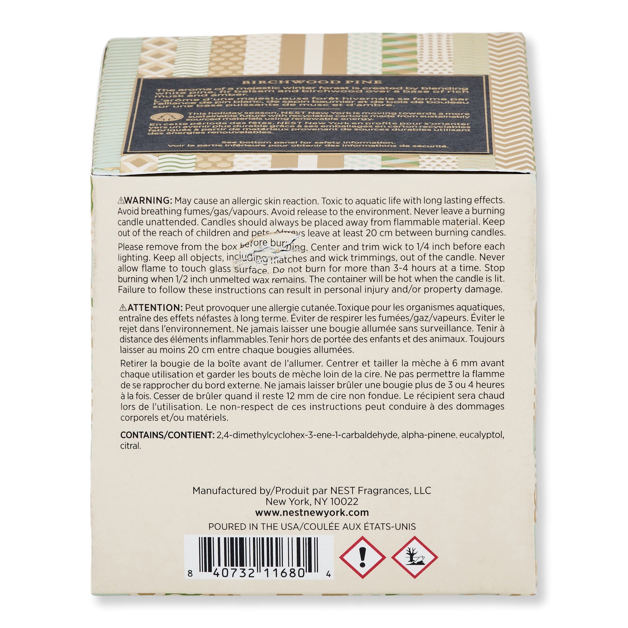 NEST New York Birchwood Pine Classic Candle