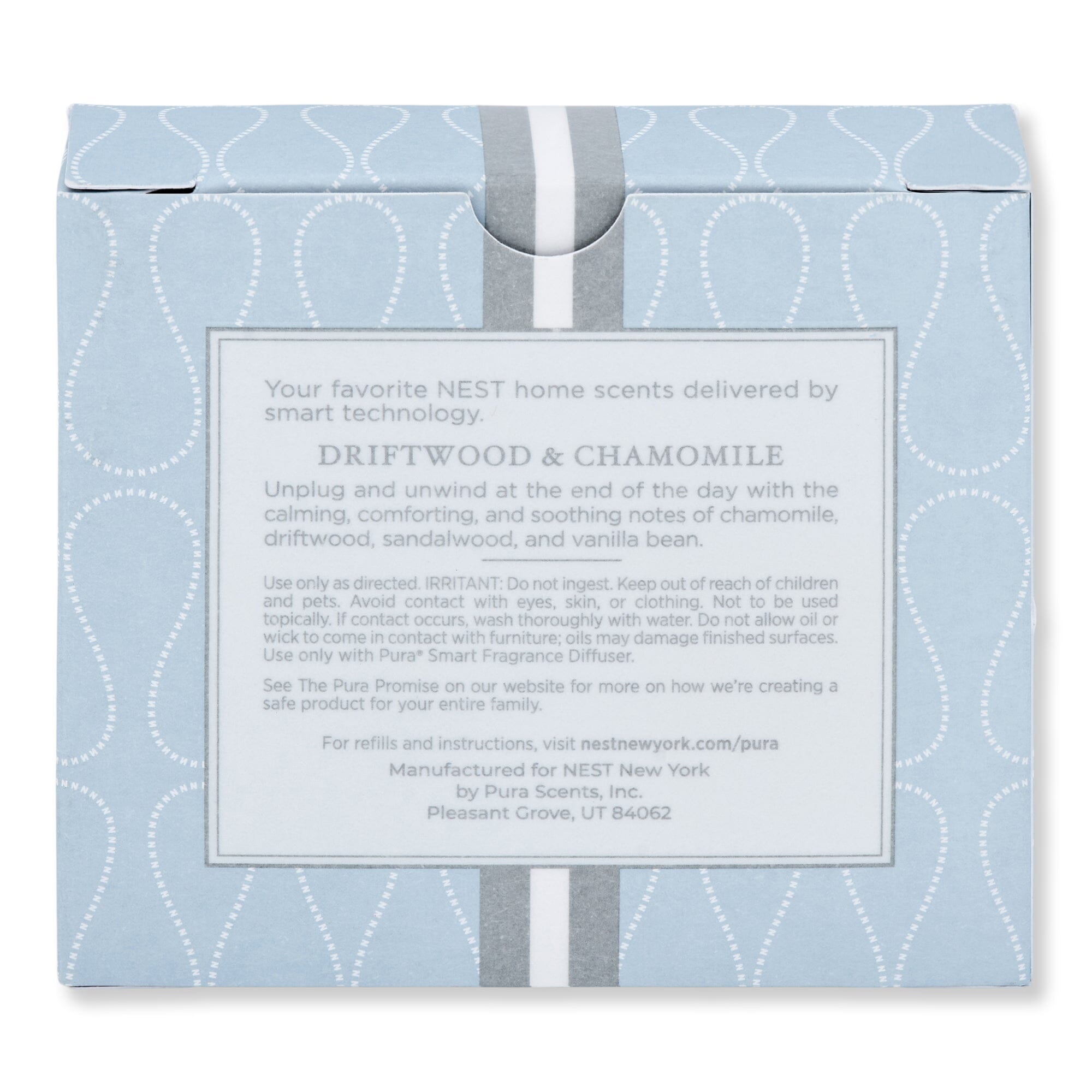 NEST New York Driftwood & Chamomile Refill Duo for Pura Smart Home Fragrance Diffuser
