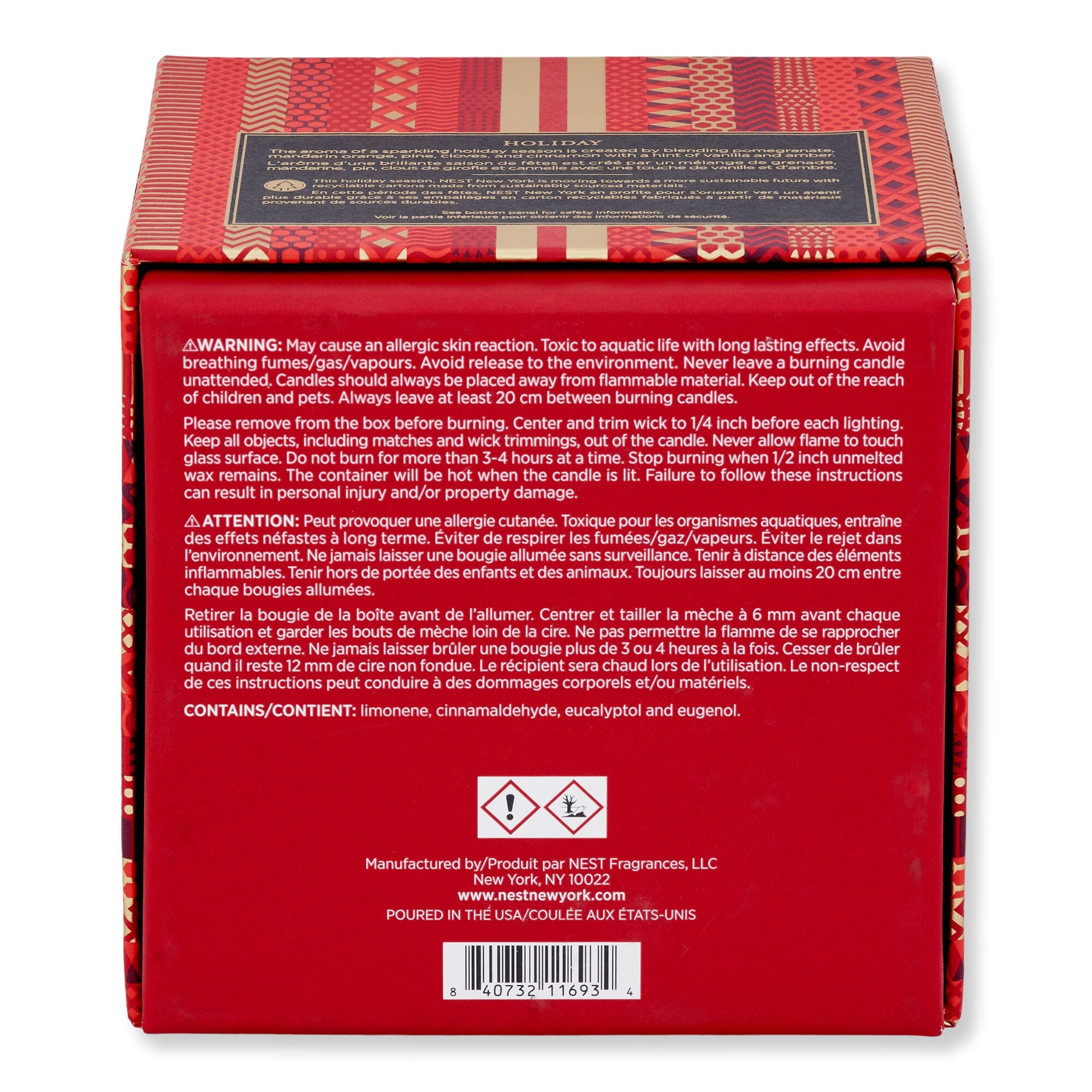 NEST New York Holiday 3-Wick Candle