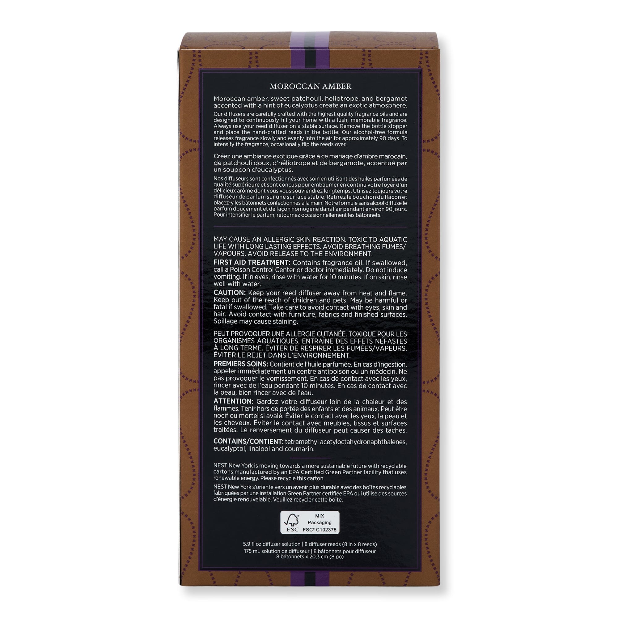 NEST New York Moroccan Amber Reed Diffuser