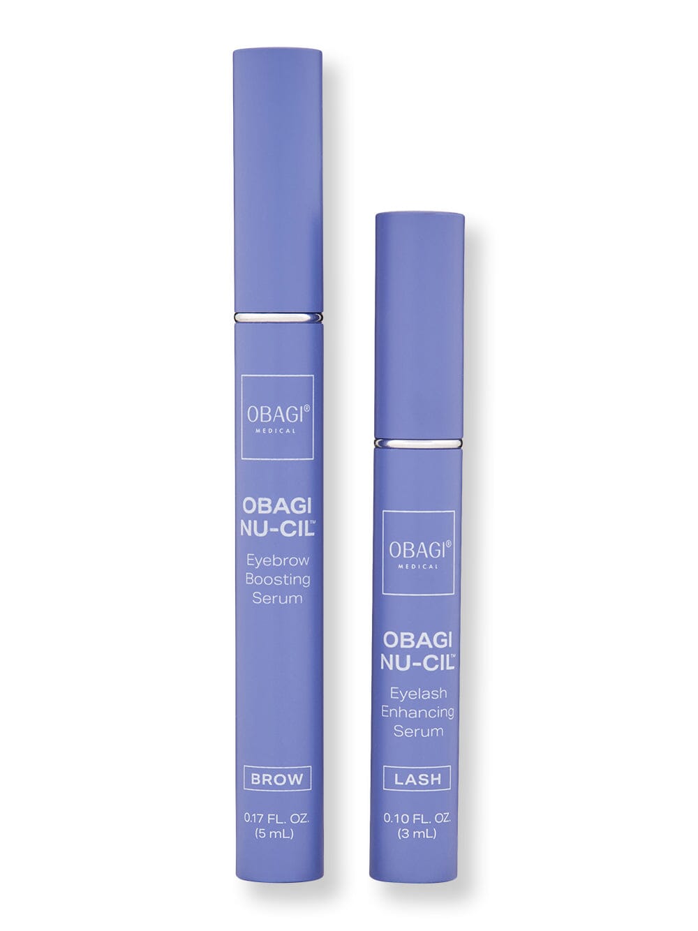 Obagi Nu-Cil Eyelash Enhancing Serum 0.1 oz & Eyebrow Boosting Serum 0.17 oz