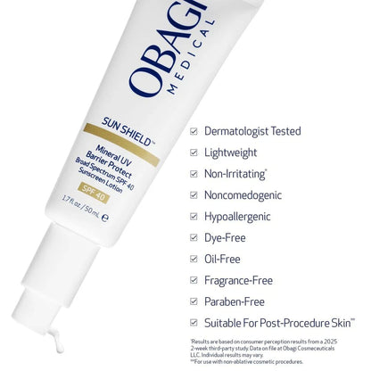 Obagi Sun Shield Mineral UV Barrier Protect Broad Spectrum SPF 40