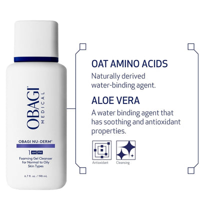 Obagi Nu-Derm Foaming Gel Cleanser & Face Toner Bundle ($98 Value)