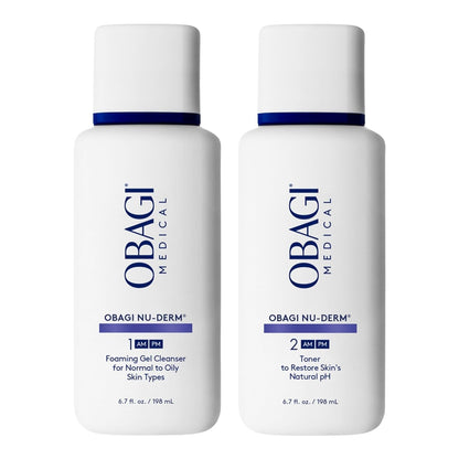 Obagi Nu-Derm Foaming Gel Cleanser & Face Toner Bundle ($98 Value)