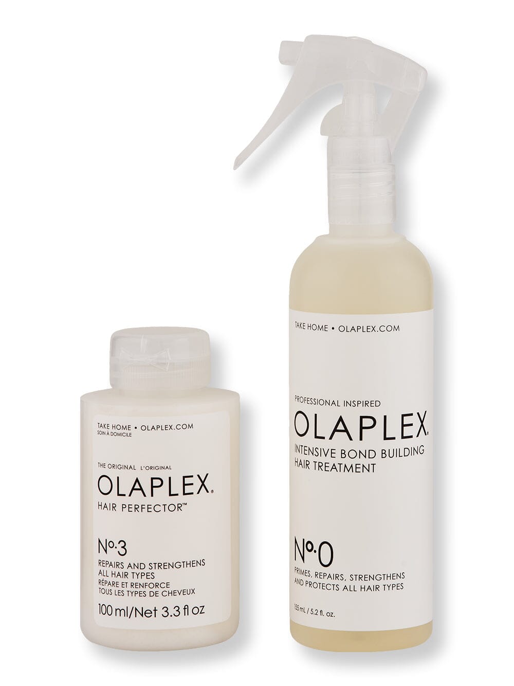 Olaplex No.3 Hair Perfector 3.3 oz & Intensive Bond Building Treatment 5.2 oz