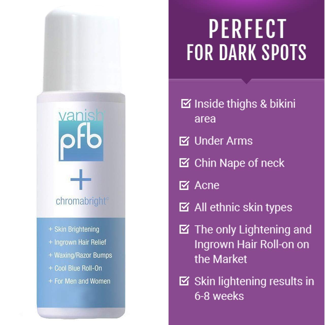 PFB Vanish + Chromabright Skin Lightener & Bump Fighter