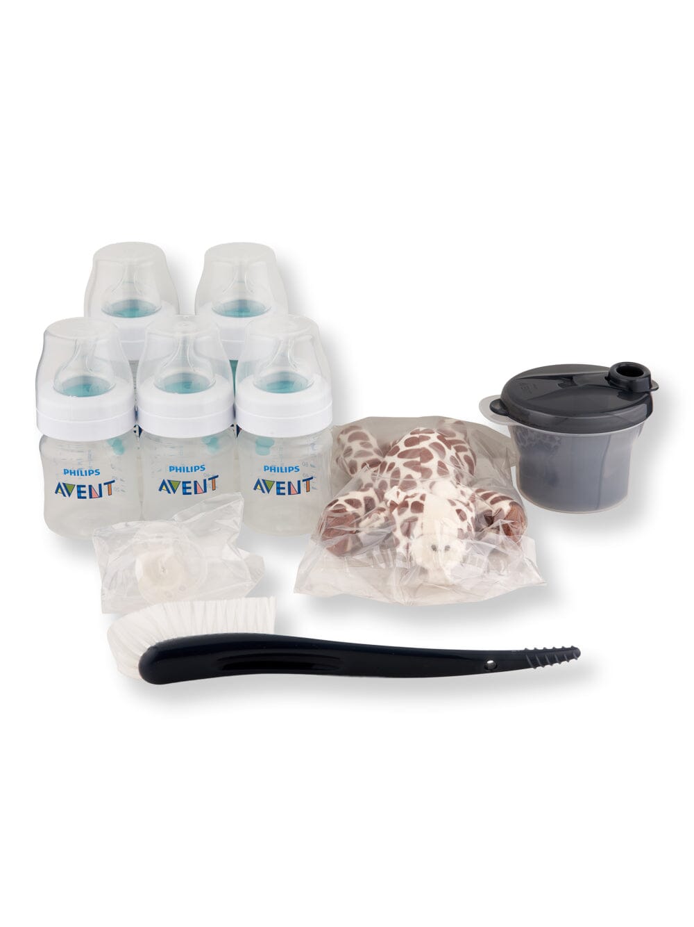 Philips Avent Anti-Colic Baby Bottle With AirFree Vent Newborn Gift Set With Snuggle Clear