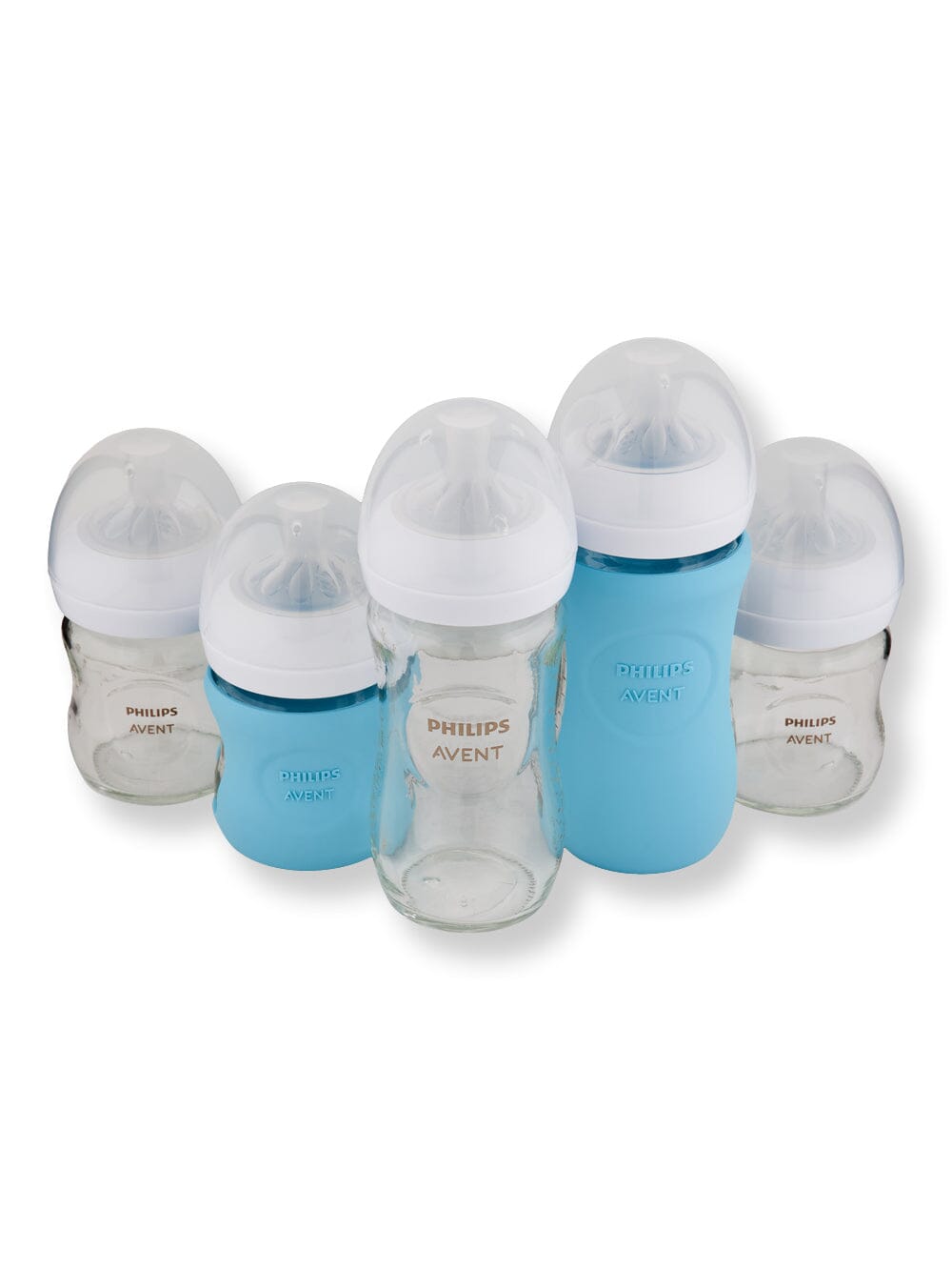 Philips Avent Glass Natural Bottle with Natural Response Nipple Baby Set