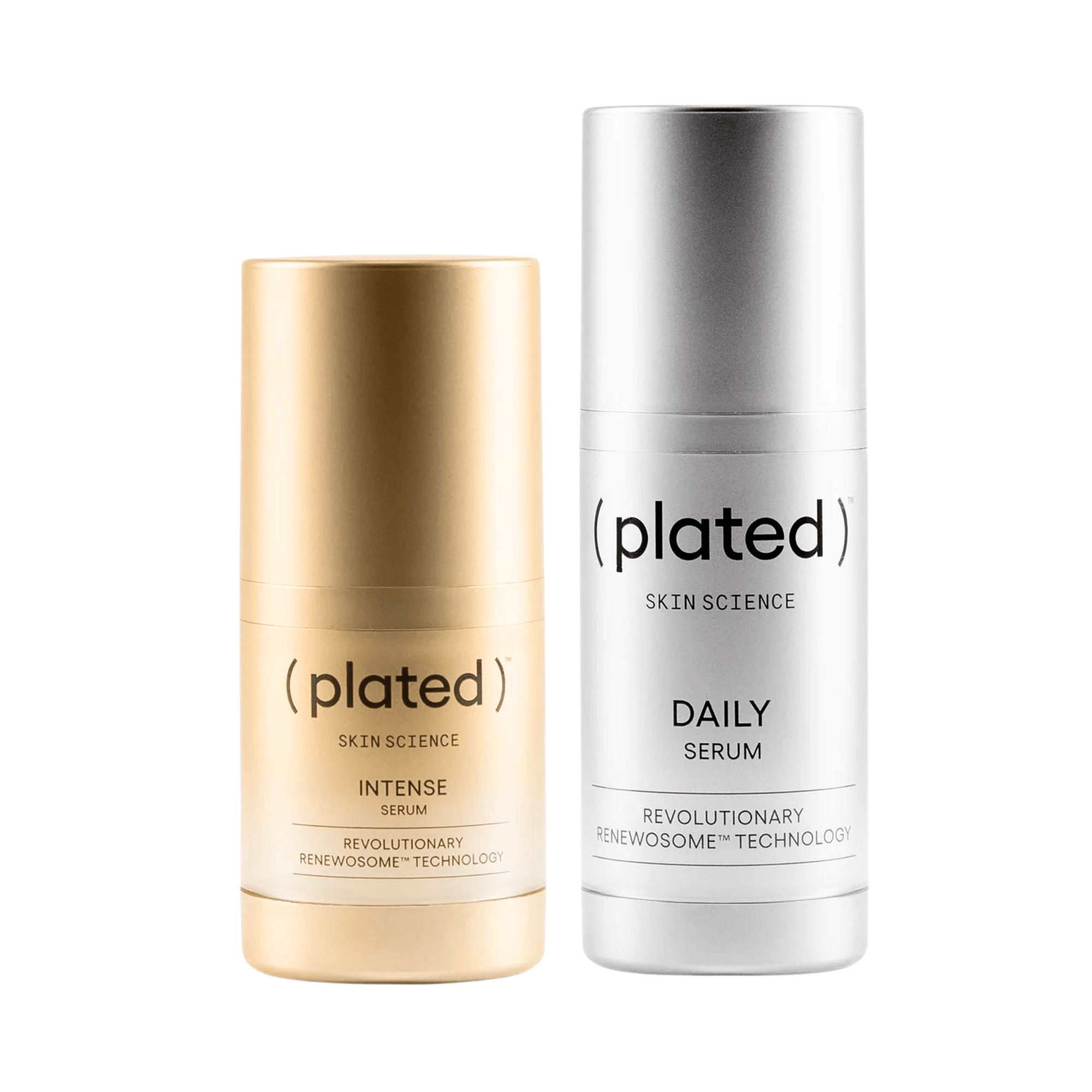 Plated Skin Science DAILY + INTENSE Serum Duo