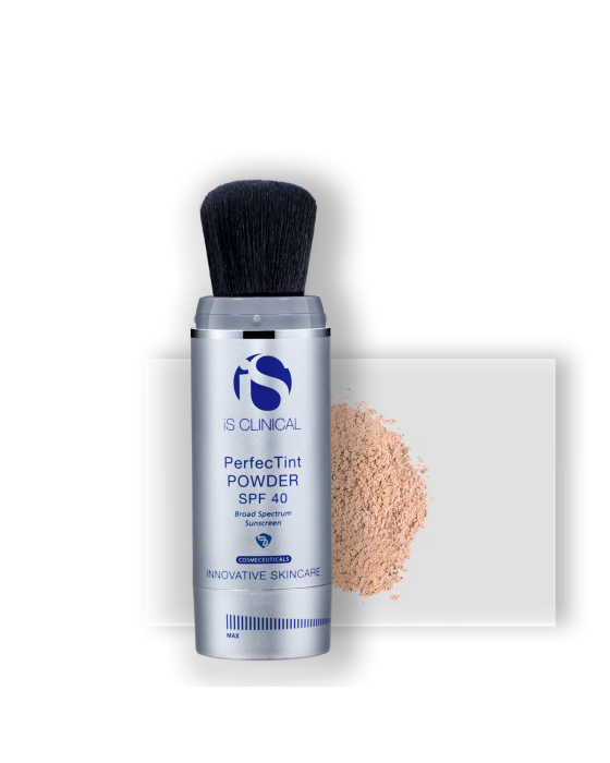iS Clinical PerfecTint Powder SPF 40 (brush with 2 qty 3.5 g) - PerfecTint Beige (Clearance)