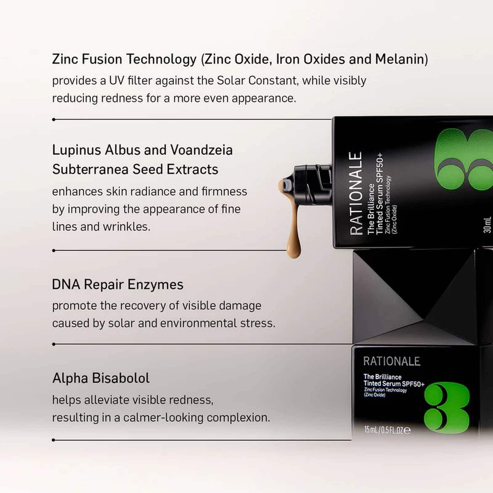 Rationale #3 The Brilliance Tinted Serum Broad Spectrum SPF50+