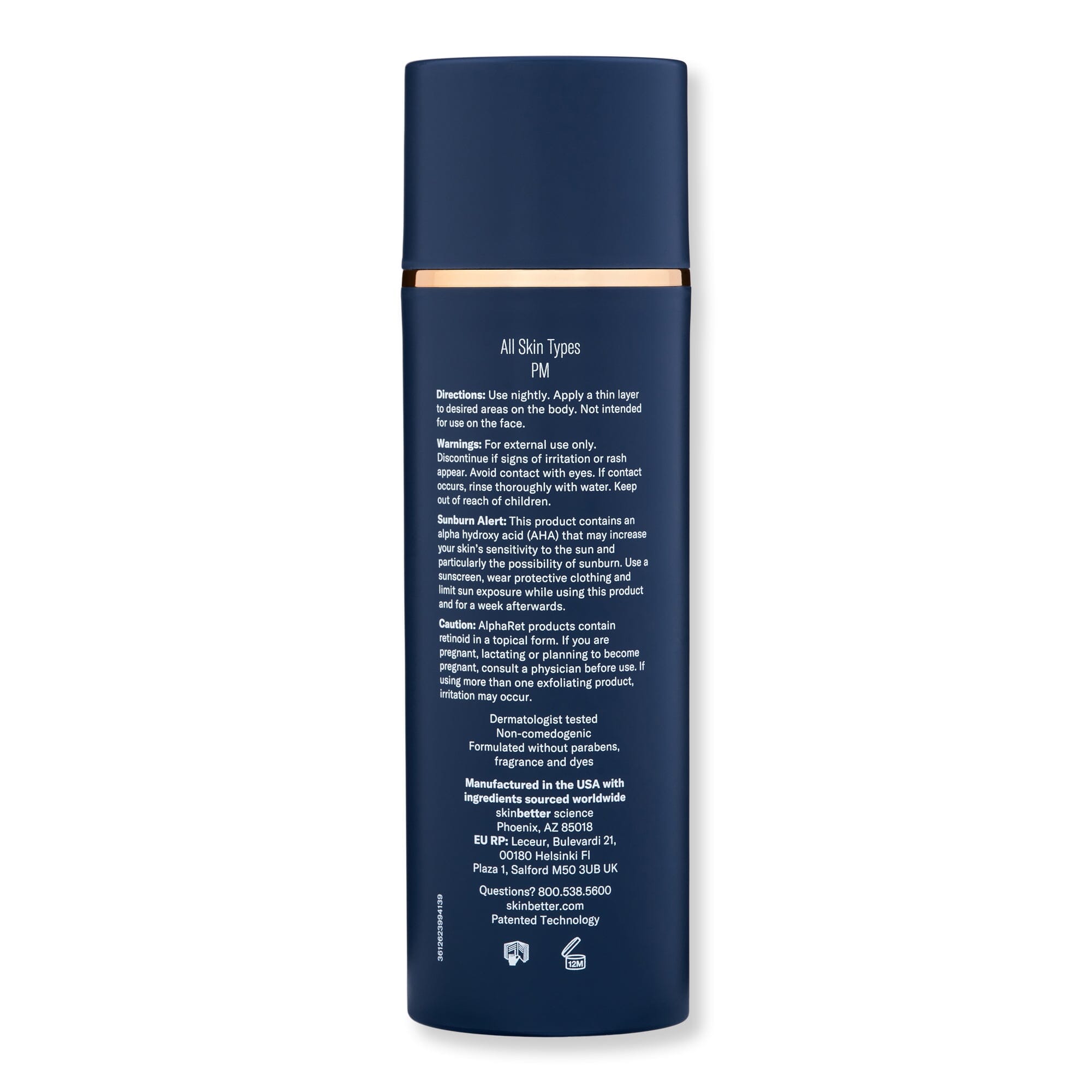 Skinbetter Science AlphaRet Body Overnight Cream