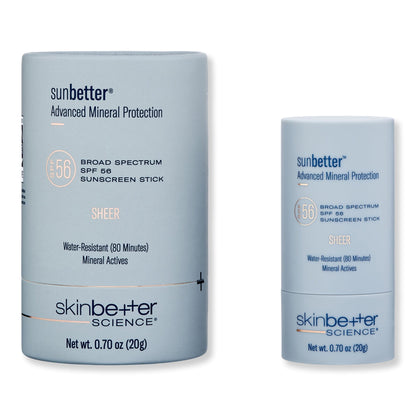 Skinbetter Science Sunbetter Sheer SPF 56 Mineral Sunscreen Stick