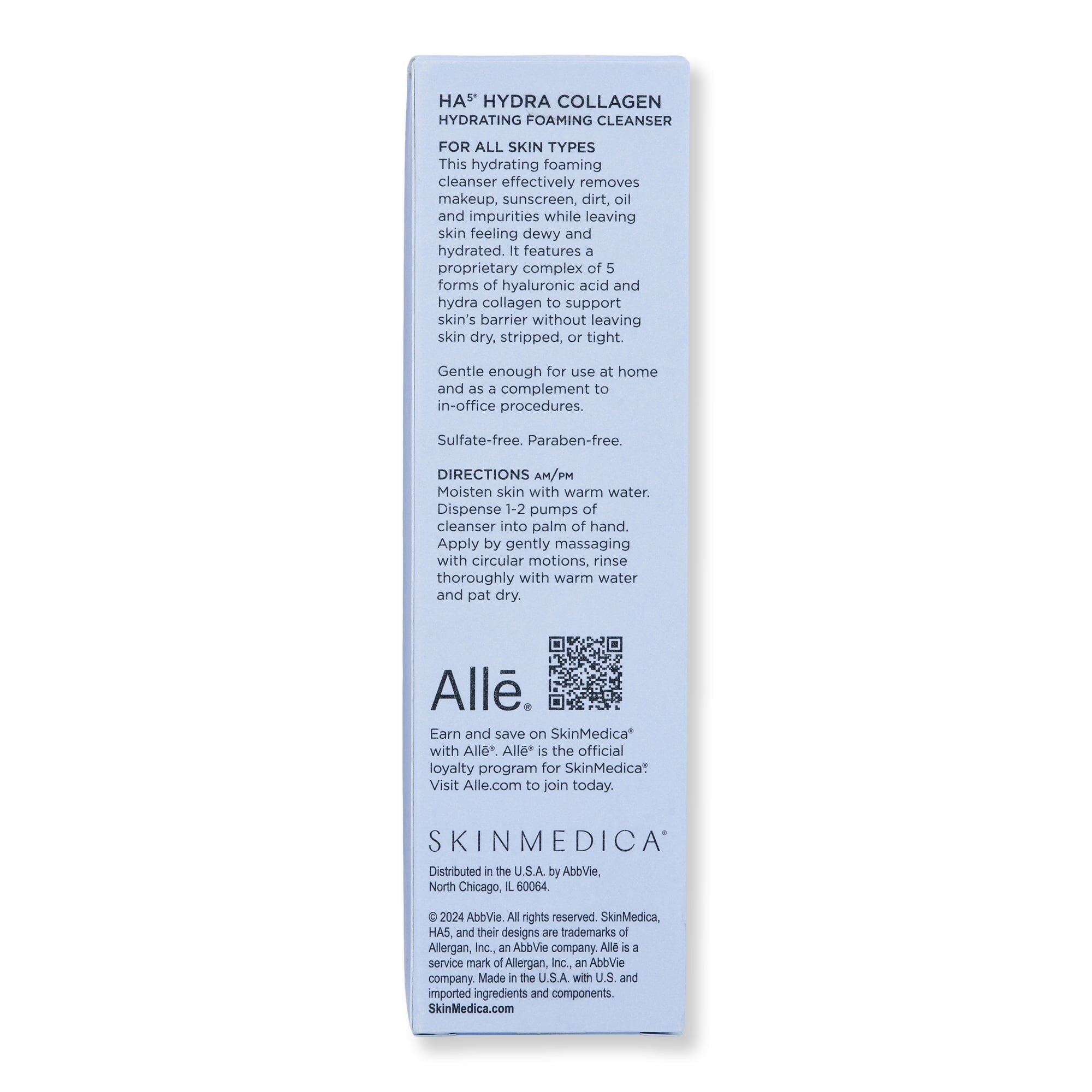 SkinMedica HA5 Hydra Collagen Hydrating Foaming Cleanser