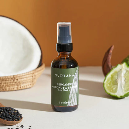 SUDTANA Bergamot, Coconut & Sesame Nourishing Hair Mask Oil 120ml