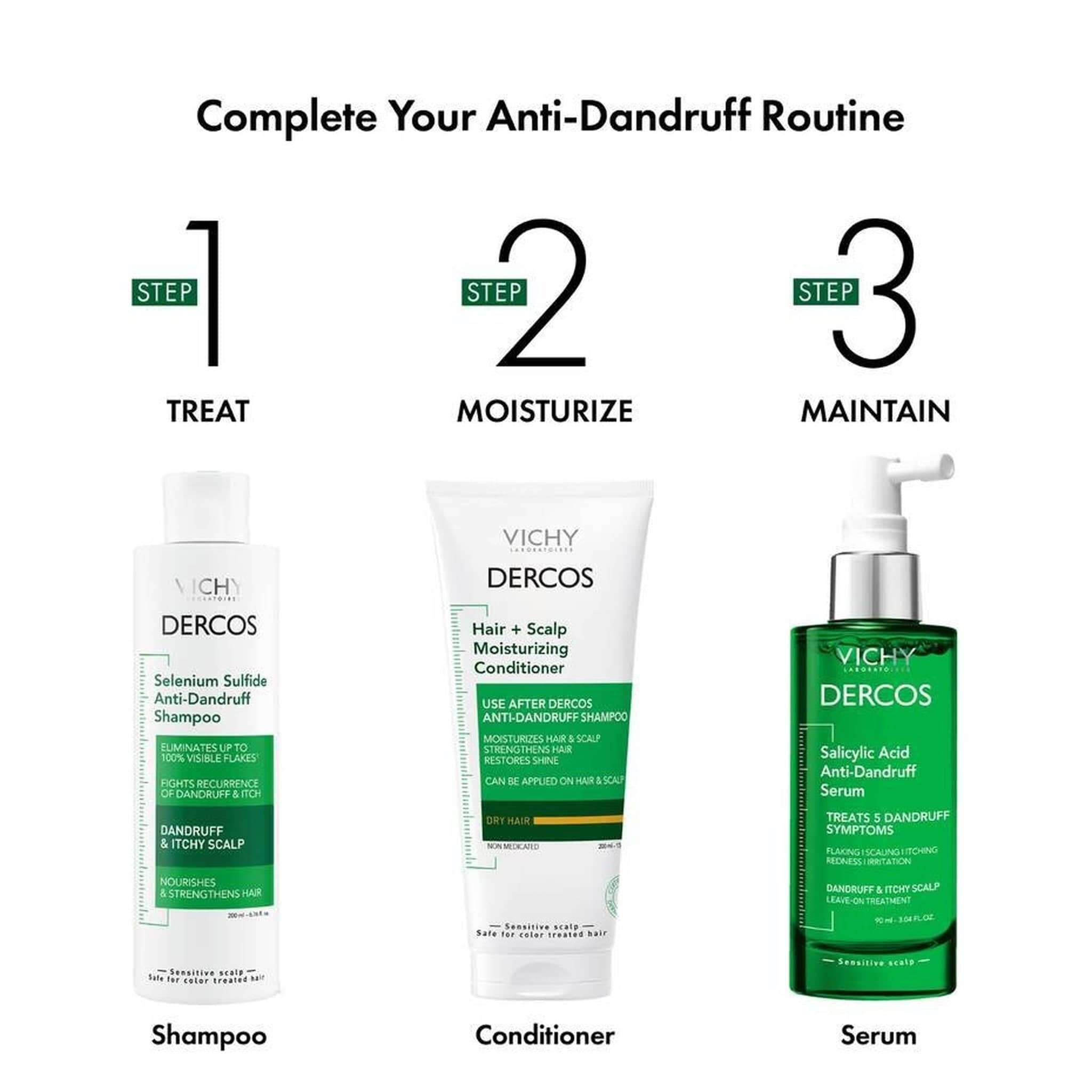 Vichy Dercos Salicylic Acid Anti-Dandruff Treatment Serum