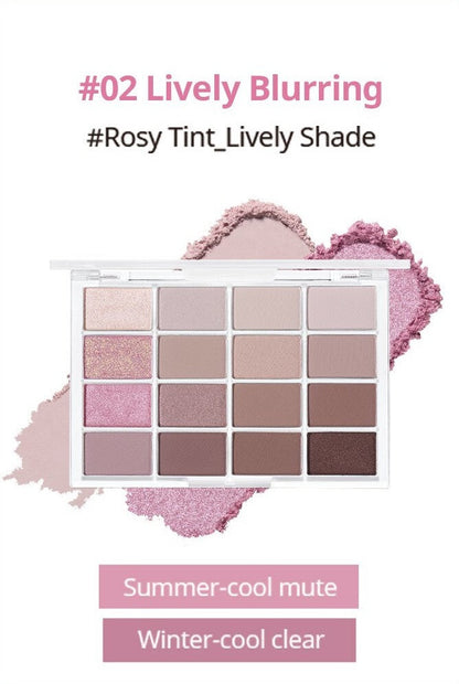 WAKEMAKE Soft Blurring Eye Palette 14g